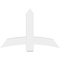 Ekena Millwork Bellingham Architectural Grade PVC Gable Bracket, 48"W x 32"H x 6"D x 6"F, 16/12 Pitch GBP048X32X0606BEL00 - alternate 4